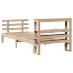 vidaXL Cadre de lit avec tête de lit sans matelas 90x200 cm