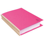 Paquet de 10 chemises à soufflet ROCK''S 320g rose x 10 EXACOMPTA