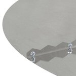 vidaXL Anneau d'arbre plat Ø50/80 cm en acier inoxydable