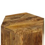 Vidaxl tables basses 3 pièces bois de manguier massif