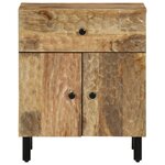 vidaXL Table de chevet 50x33x60 cm bois de manguier massif