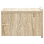 vidaXL Cabinet de chevet mural Chêne Sonoma 33 x 34 5 x 24 cm