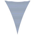 vidaXL Voile d'ombre Bleu et Blanc 5 x 7 x 7 m 100   polyester Oxford