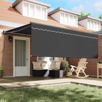 vidaXL Auvent Rétractable Anthracite 400 × 300 cm
