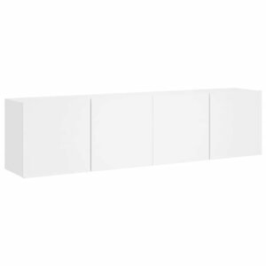 vidaXL Meubles TV muraux 2 Pièces blanc 80x30x41 cm