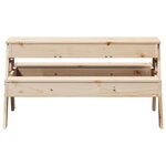 vidaXL Table de pique-nique avec bac à sable pour enfants pin massif