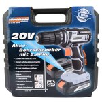Brüder Mannesmann Tournevis sans fil 2x20 V 1 5 Ah