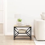 vidaXL Table basse Chêne sonoma 51 x 50 x 40 cm