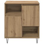 vidaXL Buffet 3 Pièces Chêne artisanal 60 x 35 x 70 cm