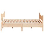 vidaXL Cadre de lit sans matelas 200x200 cm bois massif de pin