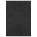 vidaXL Tapis Shaggy Anti-dérapant Gris foncé 240 x 340 cm PP