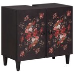 vidaXL Armoire d'évier avec stockage Multicolore 62 x 33 x 58 cm