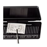 Odontomètre de précision Phila-Combi-Box pour timbres-poste.