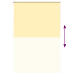 vidaXL Store enrouleur occultant jaune largeur du tissu 156 6 cm