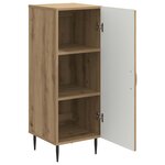 vidaXL Buffet Chêne artisanal 33 x 34 5 x 89 5 cm Bois d'ingénierie