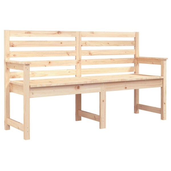 vidaXL Banc de jardin 159 5x48x91 5 cm bois massif de pin