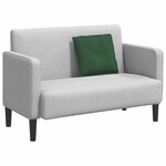 vidaXL Coussin de Dos Vert Jungle 50 x 45 cm Tissu en velours côtelé