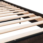 vidaXL Cadre de lit sans matelas chêne marron 90x200 cm
