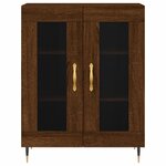 vidaXL Buffet chêne marron 69 5x34x90 cm bois d'ingénierie