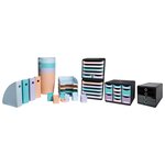 Module De Classement Big Box Maxi 6 Tiroirs Aquarel - Couleurs Assorties - Exacompta
