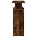 vidaXL Bureau de réception chêne fumé 100x40x104 cm bois d'ingénierie