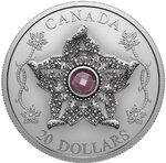 Pièce de monnaie en Argent 20 Dollars g 31.39 Millésime 2025 Crown Jewels WILLIAMSON DIAMOND BROOCH
