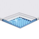 vidaXL Coussins de Matelas Blanc 70 x 200 cm