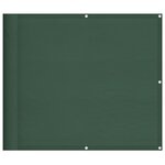 vidaXL Écran de balcon vert foncé 90x1000 cm 100  polyester oxford