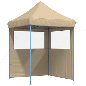 vidaXL Tente de fête 200 x 200 x 306 cm Beige Tissu Oxford