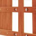 vidaXL Tête de lit cire marron 135 cm bois massif de pin