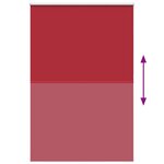 vidaXL Store enrouleur occultant rouge largeur du tissu 141 6 cm