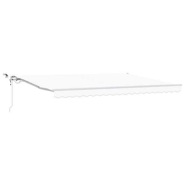 Auvent automatique vidaXL avec LED  Blanc  450x300 cm