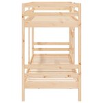 vidaXL Lit superposé 90x190 cm Bois de pin massif