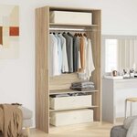 vidaXL Boîtes de rangement 2 Pièces Tissu 70x40x18 cm Crème