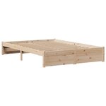 vidaXL Cadre de lit avec tête de lit sans matelas 150x200 cm