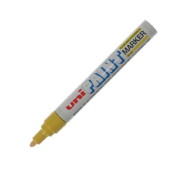 Marqueur Pointe conique moyenne PAINT Marker PX20 2 2 - 2 8mm Jaune UNI-BALL