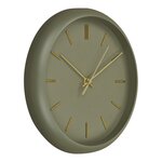 Horloge murale Rossano verte mouvement silencieux Ø 30 cm