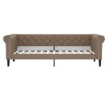 vidaXL Lit de jour cappuccino 100x200 cm similicuir