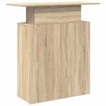 vidaXL Bureau réception chêne sonoma 100x40x104 cm bois d'ingénierie
