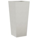 vidaXL Jardinière 35x35x75 cm acier inoxydable
