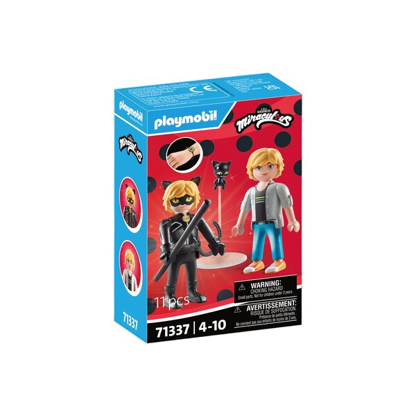 PLAYMOBIL 71337 - Miraculous : Adrien & Chat Noir