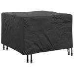 vidaXL Housse de meubles d'extérieur Noir 60 x 60 x 45 cm Tissu 600D