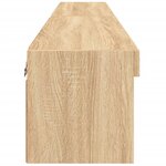 vidaXL Meubles TV avec lumières LED 2 Pièces chêne sonoma 80x30x30 cm