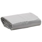 vidaXL Bâche gris 1x2 5 m 650 g/m²