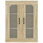 vidaXL Armoire murale suspendue Chêne sonoma 69 5x34x90 cm