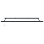vidaXL Auvent rétractable anthracite et blanc 4 5x3 m tissu/aluminium