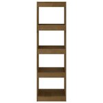 vidaXL Bibliothèque/Séparateur de pièce Marron miel 40x30x135 5 cm Pin