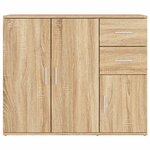 vidaXL Buffet Chêne Sonoma 91x29 5x75 cm Bois d'ingénierie