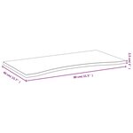 vidaXL Dessus de bureau 80x40x2 5 cm bambou