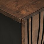 vidaXL Meuble TV - 105 x 33 5 x 46 cm  fait en bois de mangue massif.